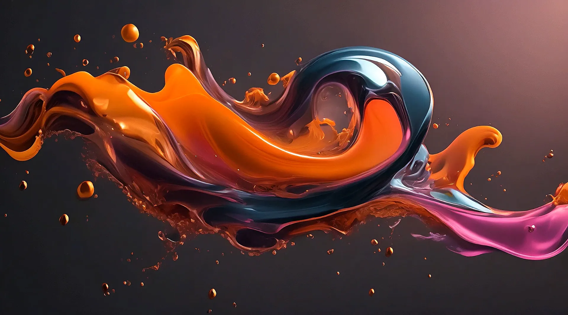 Vivid Colors Liquid Fusion Backdrop
